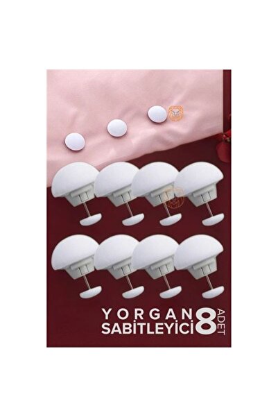 ModaCar Yorgan Çarşaf Kılıf Sabitleyici 8 Adet Mantar Model