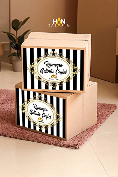 Kendin Tasarla Isimli Çeyiz Etiketi - Kendinden Yapışkanlı - A4 Ebat - (29 X ...