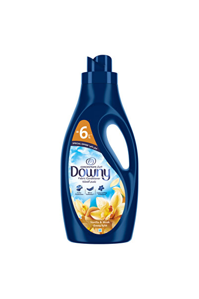 downy منعم الأقمشة، مركز، بنكهة الفانيليا والمسك، يحمي اللون، ويزيد من النعومة، 2 لتر