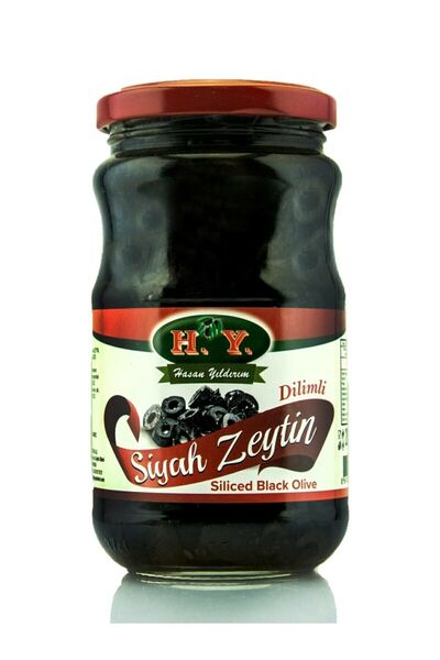 Genel Markalar H.y. Siyah Dilimli Zeytin - 200 gr. Cam Kavanoz
