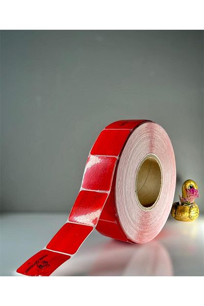 RM Tuvturk Approved Red Reflector Phosphorescent Strip Tape - 5 Meters E8 Document
