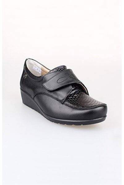 EDİK Edik Shoes for Daily and Mother Genuine Leather Lining Heel Cushioned Sy...