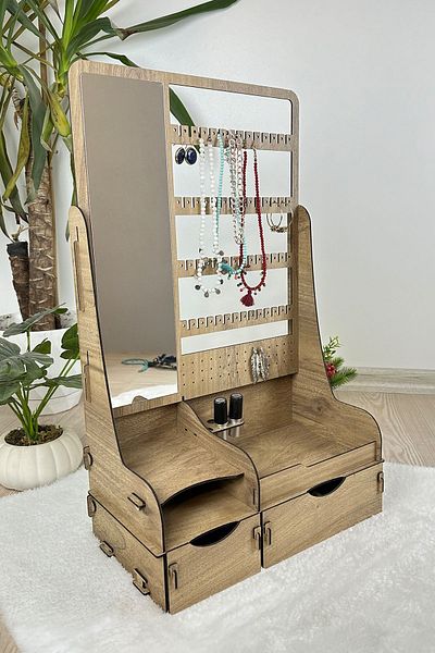 tasarx JEWELRY ORGANIZER MAKE-UP MIRROR JEWELRY ORGANIZER