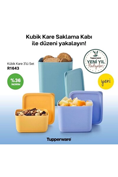 Tupperware Kubik Set.