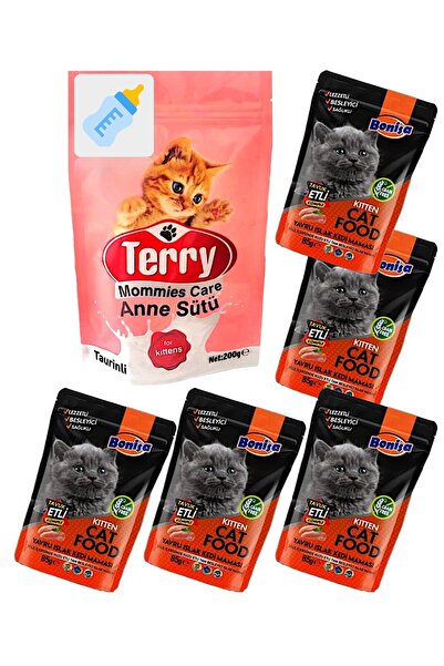 Terry Anne-Yavru Kedi Sütü Tozu 200 gr, Biberon, 5-Kitten-Punch