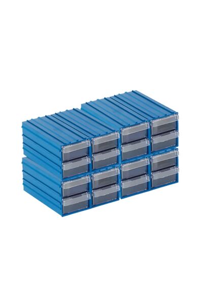 Genel Markalar Sembol 300 Plastik Çekmeceli Kutu 16 Çekmeceli