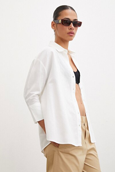 Never more Екрю Факір Сорочка з розрізом на рукаві