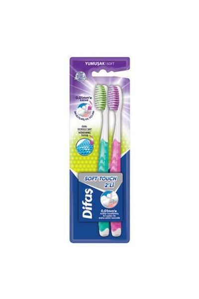 Difaş Soft Touch Toothbrush 2-pack