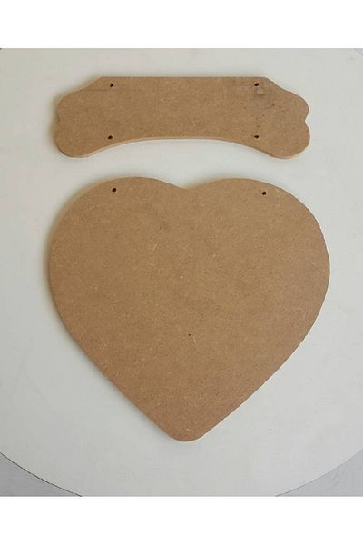 Altınyapı Hobi Market GREAT HEART DOOR DECORATION MDF