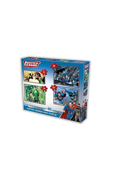 Generic Brand DC7813 Justice League - 4 in 1 Puzzle Super Heroes