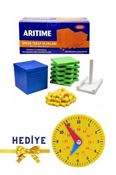 Esmay Arıtime, Onluk Taban Blokları, Birlik, Yüzlük, Onluk, Binlik Saat Öğrenme Hediye