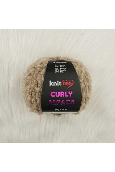 knitme Knit Me Curly Alpaca Πλεκτό Χέρι Σχοινί 50 Gr.85 Mt. 04
