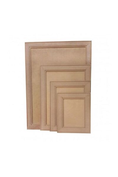 Altınyapı Hobi Market 4 'LÜ UZUN DÜZ DİKDÖRTGEN DUVAR PANOSU MDF