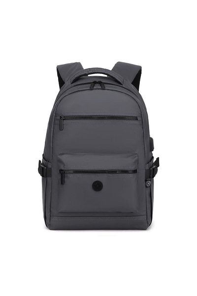 SMART BAGS Gumi Υφασμάτινο Unisex Σακίδιο πλάτης μεγάλου μεγέθους 8661 Σκούρο Γκρι