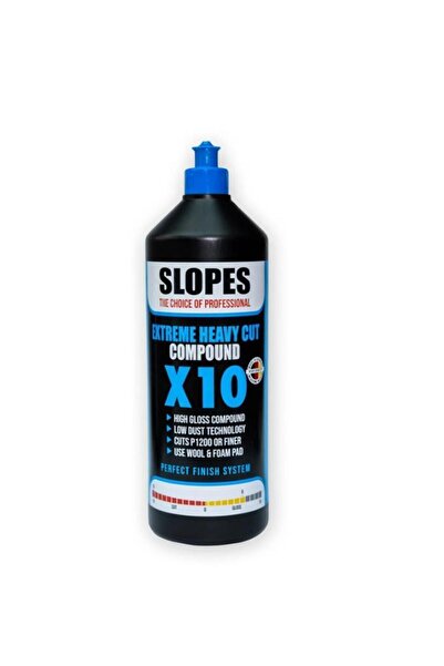 slopes X10 Agresif Çizik Çıkarıcı Pasta 1lt