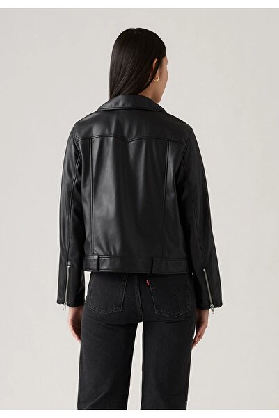 Levi's Women's Moto Biker Leather Jacket - Kendal A9373-0000