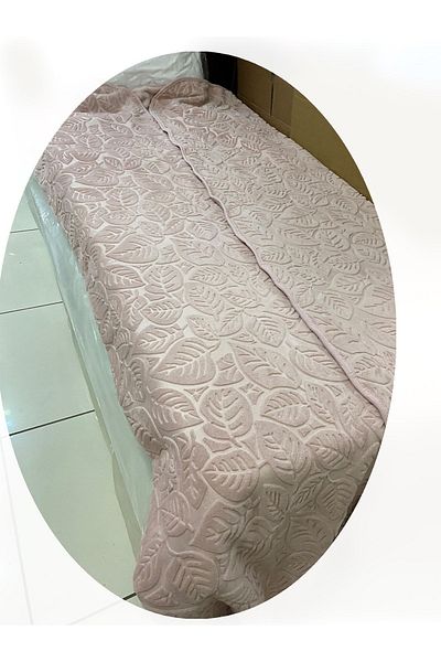 Dinarsu Romance Double Embos Blanket Powder
