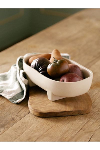 Beige & Stone X Duygu Batum Vanilla Serving Presentation Plate
