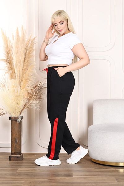 Esina Γυναικείο Φούτερ Pipe Leg Plus Size