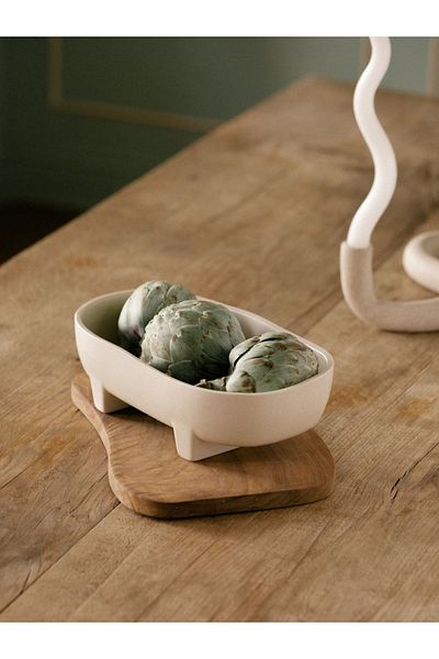 Beige & Stone X Duygu Batum Vanilla Serving Presentation Plate