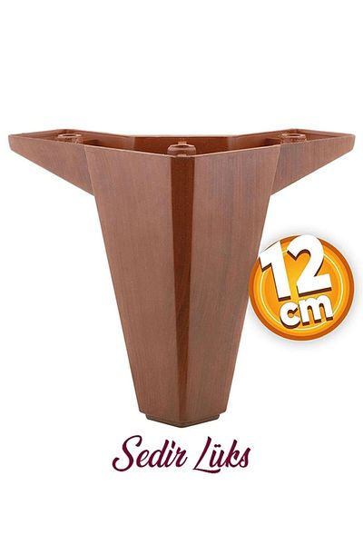 Badem10 Mobilier de lux Cedru Canapea Fotoliu Baza Tv Unitate Riser Picior Picioare 12 Cm Model Lemn Picior