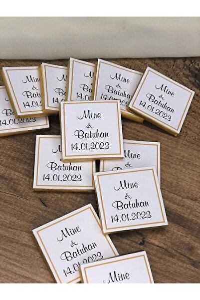 Desenor Concept Söz Nişan Nikah Kız Isteme Madlen Çikolata 50 Adet