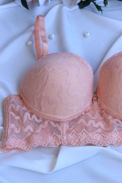 ARONA Sensuale Bustier - Padded, Underwire, Lace Detailed B Cup Bra (Bralet)