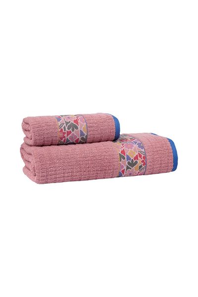Sarev Eva Mia Pink 100% Βαμβακερή Πετσέτα 50*90 cm