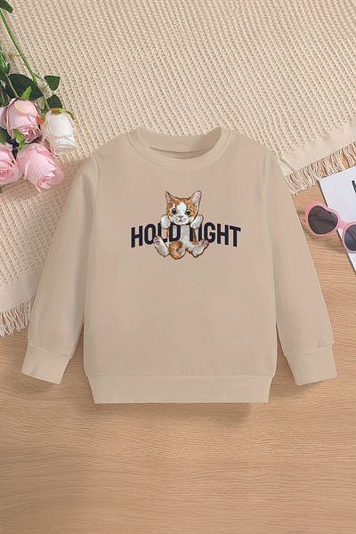 MYADA Παιδικό φούτερ Premium Hold High Cat Oversize 12808 Model