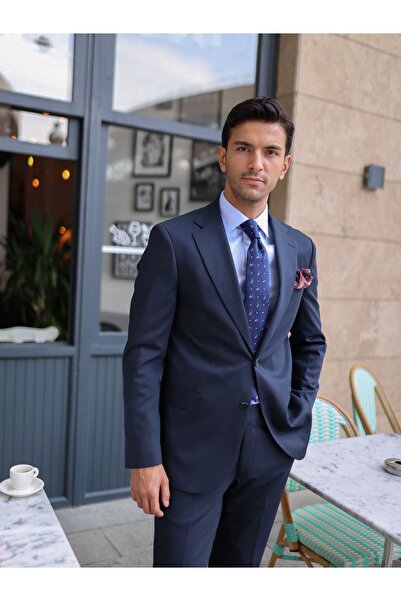 AEK FIORE Erkek Lacivert Takım Elbise