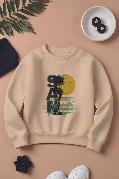 MYADA Παιδικό φούτερ Oversize - Special Design 12579