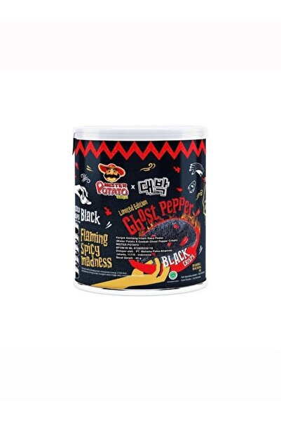 Mister Potato Ghost Pepper Black Crisps