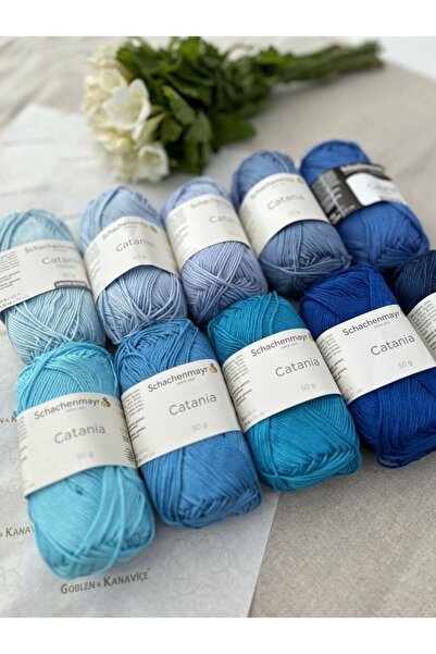 Schachenmayr Blue Tones Catania Knitting and Amigurumi Yarn
