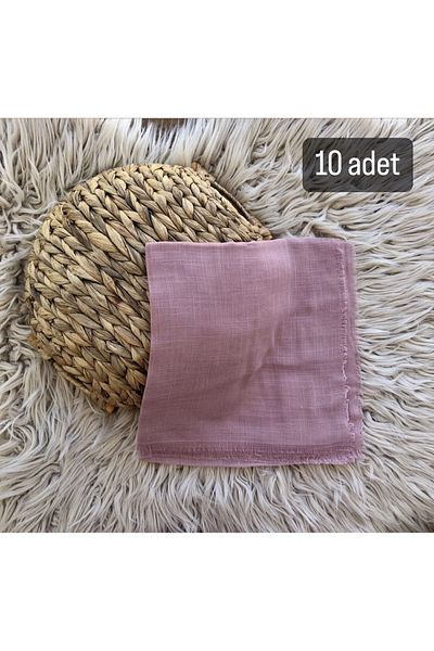 Dolce Συσκευασία 10 Βαμβακερά Κασκόλ γραφής 100x100cm 10x