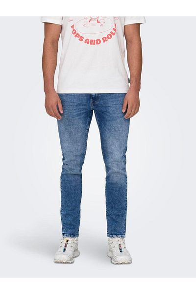 Only & Sons ΟΝΣΒΕΦΤ ΡΕΓ. MB 5094 - Tai Dnm Noos Μεσαίο Μπλε Τζιν