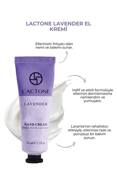 L'ACTONE Lavender Hand Cream 30 ml / Hand Cream