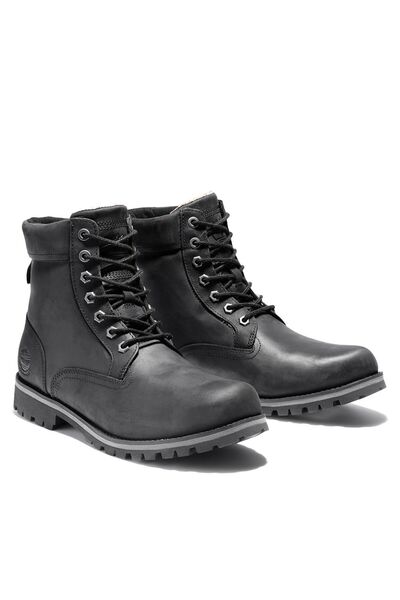 Timberland Sağlam Wp Orta Bağcıklı Su Geçirmez Erkek Siyah Bot