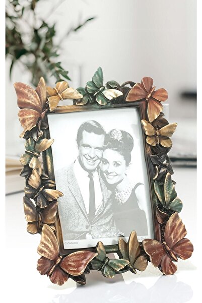 Seniste Lisbon Decorative Picture Frame Colorful Butterfly Polyester Liz15