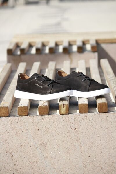 LİCCAS DROPLANT Чоловічі літні спортивні кросівки - натуральна шкіра, підошва з поліуретану, розумні шнурівки та автоматична підкладка з нубуку