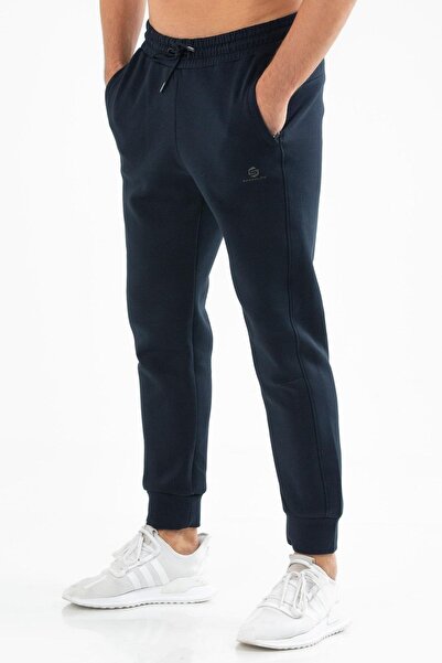 speedlife Ανδρική φόρμα αθλητικής φόρμας Navy Blue κανονική βαμβακερή μανσέτα Xd0165