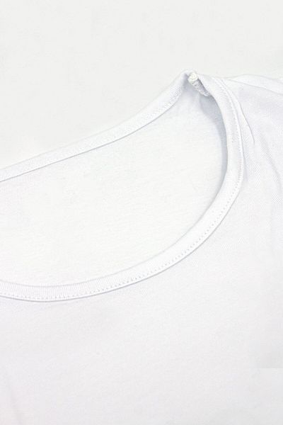 Öts Tricou din bumbac Lycra pentru femei, cu mâneci zero
