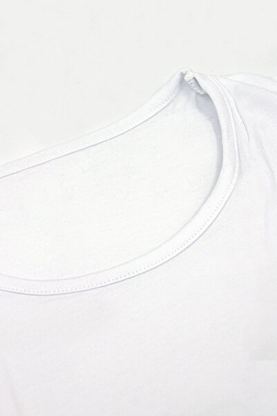 Öts Women's Zero Sleeve 2-Piece Crew Neck Body Cotton Lycra T-Shirt