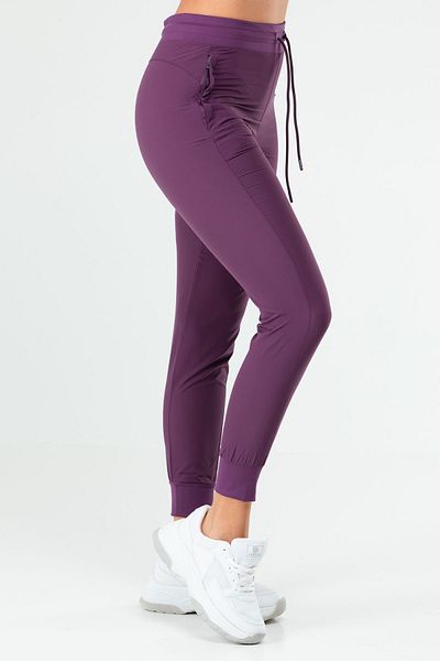 speedlife Plum Slim Fit Bstrech ψηλόμεσο στενό πόδι Γυναικεία αθλητική φόρμα κάτω Sd0945