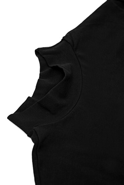 Öts Kadın Uzun Kollu Yarım Balıkçı Yaka Body Pamuklu Likralı Tişört