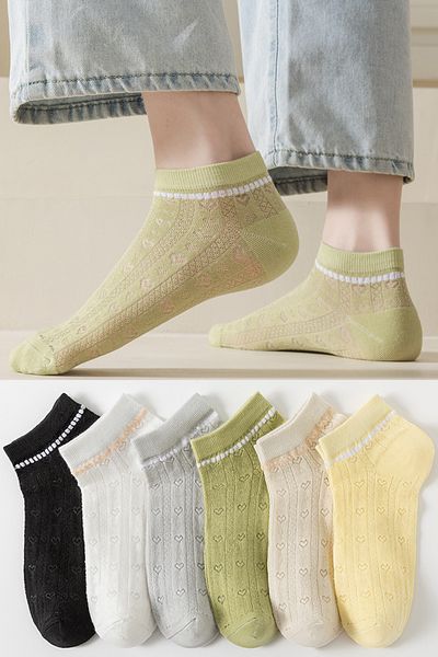 BGK Colorful Style 6 Pairs Women's Socks Set