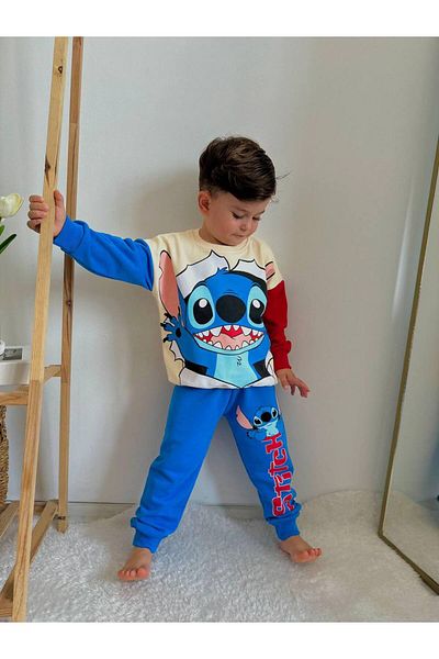 CANDA Set de costum pentru băieți, cu imprimeu, jos-sus