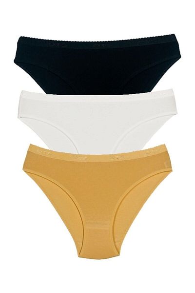 Öts Set de chiloți din 3 piese Lycra pentru damă