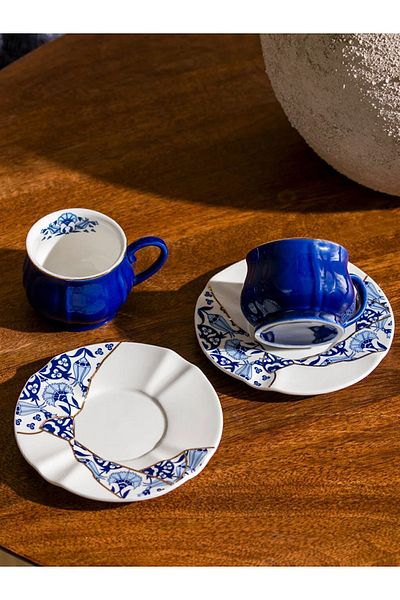 LC Waikiki Porcelain 2-Person Coffee Cup Set 90 Ml city