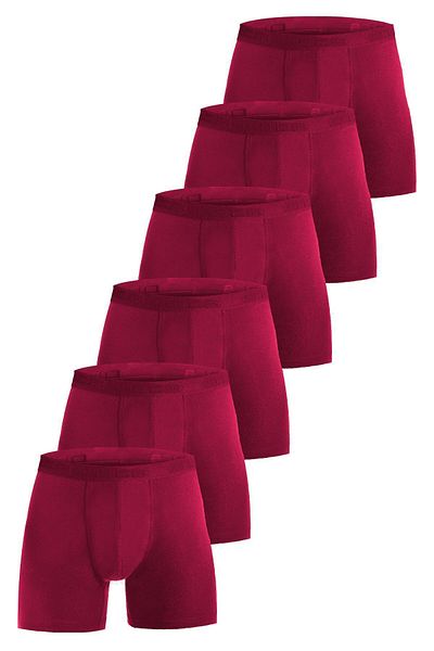 Öts Ανδρικά Claret Red 6-pack Modal Boxers