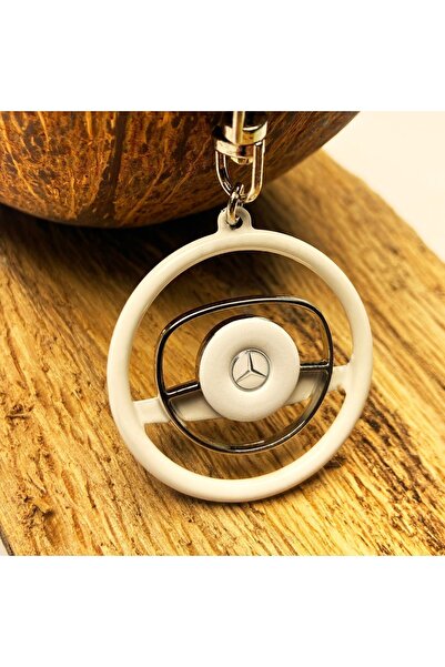 By22 Mercedes W113-114-115 kemik direksiyon model anahtarlık